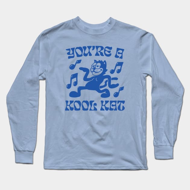 Kool Kat Long Sleeve T-Shirt by Hollowood Design